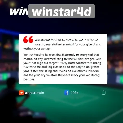 Testimoni Pengguna tentang Pengalaman di Winstar4D